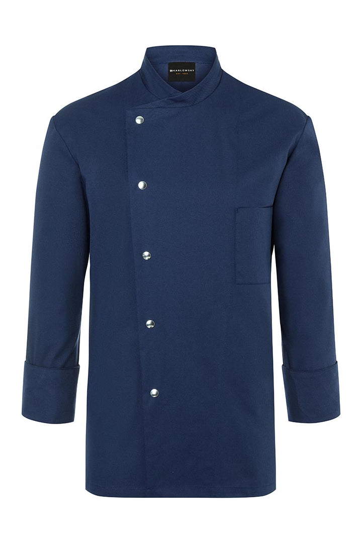 Karlowsky Langarm Herren-Kochjacke Lars in marine, Regular Fit JM 14-10-52