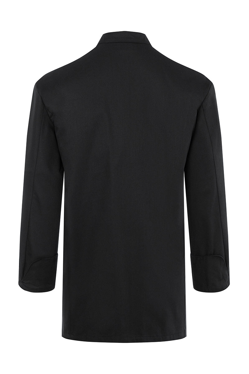 Karlowsky Langarm Herren-Kochjacke Lars in schwarz, Regular Fit JM 14-1-52