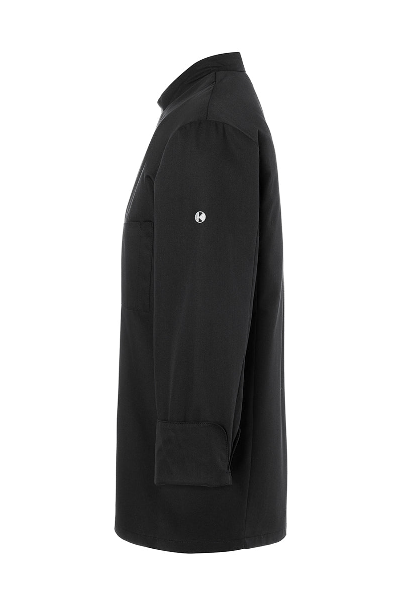 Karlowsky Langarm Herren-Kochjacke Lars in schwarz, Regular Fit JM 14-1-52