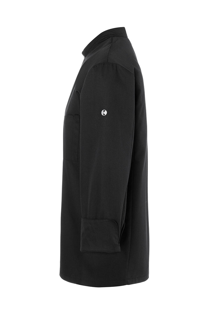 Karlowsky Langarm Herren-Kochjacke Lars in schwarz, Regular Fit JM 14-1-52