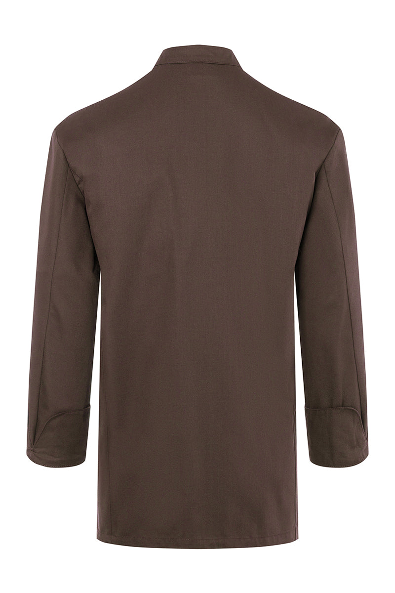 Karlowsky Langarm Herren-Kochjacke Lars in hellbraun, Regular Fit JM 14-28-52