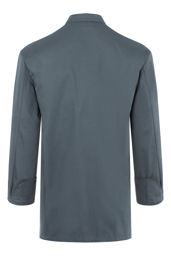 Karlowsky Langarm Herren-Kochjacke Lars in anthrazit, Regular Fit JM 14-5-52