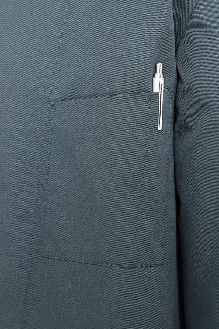 Karlowsky Langarm Herren-Kochjacke Lars in anthrazit, Regular Fit JM 14-5-52