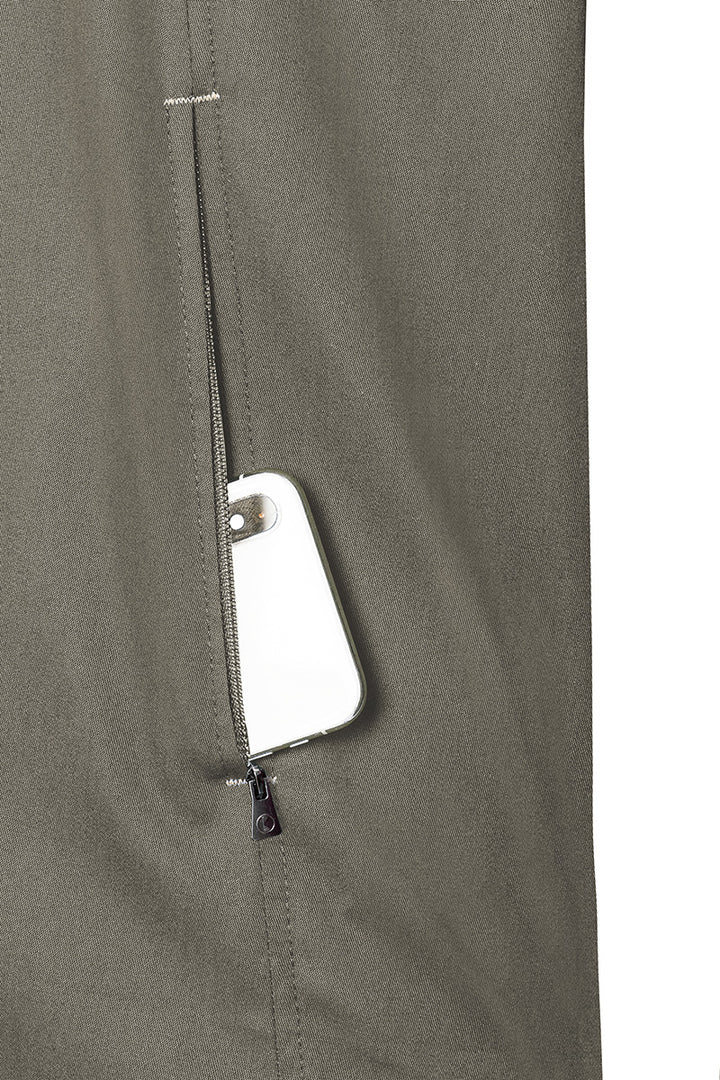 Karlowsky Kurzarm Herren-Kochjacke Green Generation in salbei, leicht tailliert JM 36-67-62
