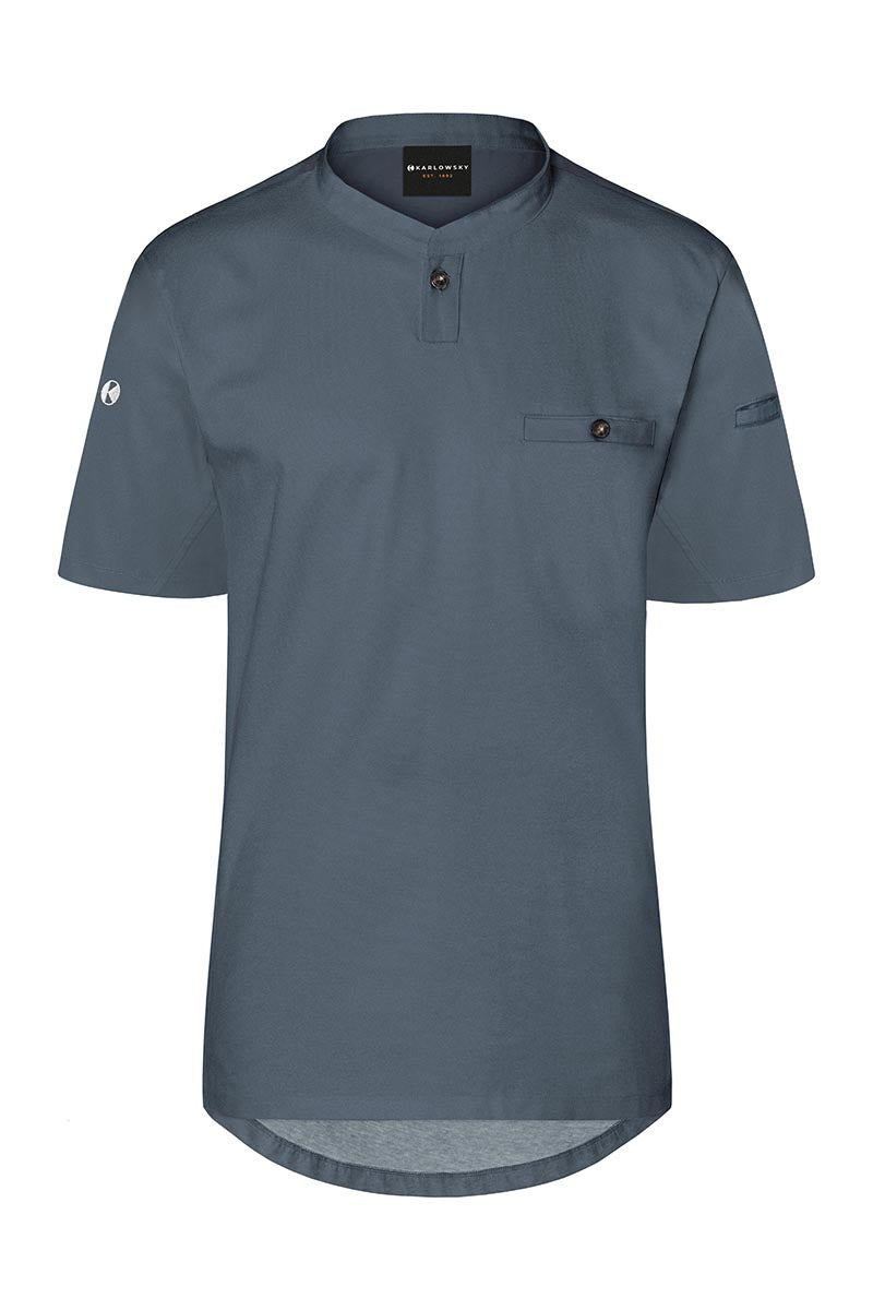 Karlowsky Koch T-Shirt Kurzarm TM 5-5-L anthrazit, Slim Fit
