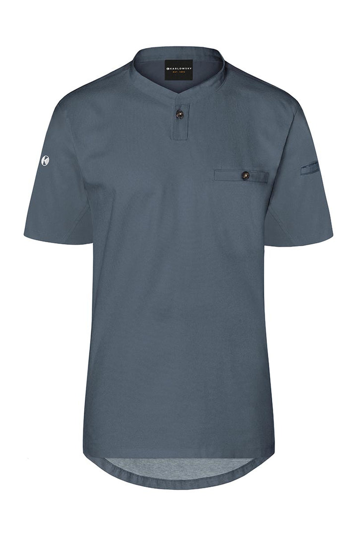 Karlowsky Koch T-Shirt Kurzarm TM 5-5-L anthrazit, Slim Fit