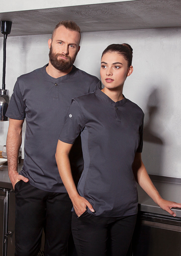 Karlowsky Koch T-Shirt Kurzarm TM 5-5-L anthrazit, Slim Fit